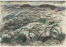 SOMIYA Ichinen 1893-1994,Sea storm,Mainichi Auction JP 2020-04-11