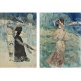 SOMM Henry 1844-1907,WOMEN OF FASHION: TWO WORKS,Sotheby's GB 2008-10-23