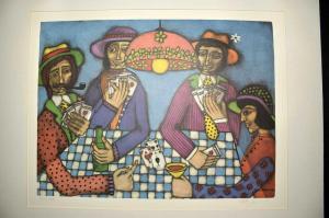 SOMMER Elke 1942-2016,The Gambler,Dargate Auction Gallery US 2022-08-28