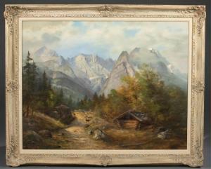 SOMMER Ferdinand 1822-1901,Untitled landscape,Quinn & Farmer US 2018-09-15