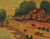 SOMMER Isidor 1867-1949,Lot of Two Folk-style Genre Scenes,Skinner US 2009-07-15