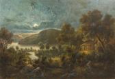 SOMMER Otto 1811-1911,Moonlit Landscape,Hindman US 2015-05-20