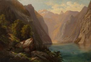 SOMMER Otto 1811-1911,Mountain Lake,1827,Neal Auction Company US 2022-06-24