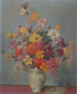 SOMOS DE TALBOR Arpad 1891,Nature-morte au bouquet de fleurs,Art Valorem FR 2022-02-24