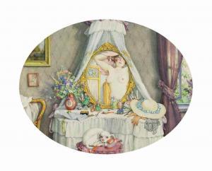 SOMOV Constantin Andrevich 1869-1939,Matin d'été,1932,Christie's GB 2017-06-05