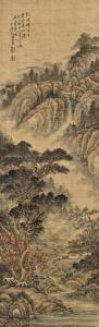 SONG Qian 1807-1860,Landscape,1857,Bonhams GB 2012-09-12