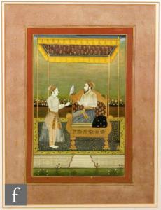 SONI MOHANLAL,A study of a nobleman sitting on a throne hol,Fieldings Auctioneers Limited 2019-04-27