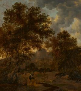 SONJE Jan Gabrielsz. 1625-1707,Italian Landscape with Sheperds,1657,Van Ham DE 2023-05-15
