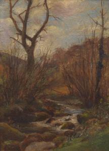 SONNTAG William Louis I 1822-1900,View of the Creek,1892,Aspire Auction US 2016-05-28