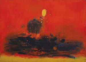 SOO PIENG CHEONG 1917-1983,A Chinese Vermillion Tone,1963,Christie's GB 2019-05-25