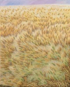 SOOK JA lee 1942,The Yellow Barley Field,Seoul Auction KR 2012-12-12