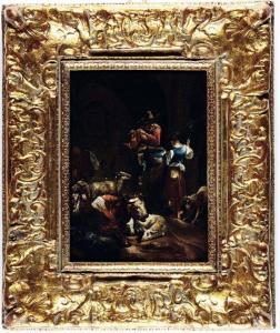 SOOLMAKER Jan Franz 1635-1685,Interno di stalla,Cambi IT 2021-11-24