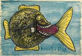 SOOSTER Ülo 1924-1970,Fish,1962,MacDougall's GB 2007-11-30