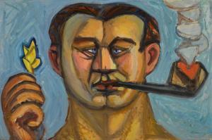 SOOSTER Ülo 1924-1970,Man with Pipe,Sotheby's GB 2021-12-01