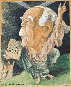 SOREL Edward 1929,Thou Shalt,Swann Galleries US 2023-06-15