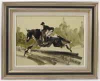 sorel 1954,rider on horseback jumping a fence,Serrell Philip GB 2016-07-14