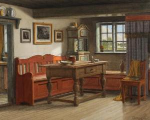 SORENSEN C 1800-1800,Living room interior,Bruun Rasmussen DK 2021-12-13