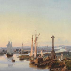 SORENSEN Carl Frederick 1818-1879,Dutch seascape,Bruun Rasmussen DK 2014-09-16