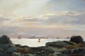 SORENSEN Carl Frederick 1818-1879,View of the Swedish Skaergaard along the coa,1860,Bruun Rasmussen 2024-03-11