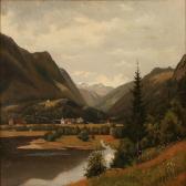 SORENSSEN Vilhelm 1800-1800,Nordic mountain landscape,1883,Bruun Rasmussen DK 2010-12-13