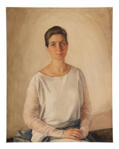SORIN Savely Sawelij,Portrait of Ethel Hallock du Pont (1876-1951),1926,Sotheby's 2022-01-22