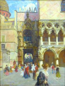 SORMANI Gian Luciano,a Venetian scene,20th century,Batemans Auctioneers & Valuers 2022-03-18