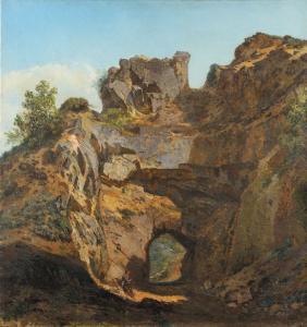 SORMANI Paul 1817-1877,Jeune homme dans un paysage rocheux,Osenat FR 2012-11-18