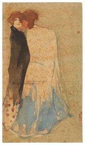 SOROLLA Y BASTIDA Joaquin 1863-1923,Two female figures,John Moran Auctioneers US 2024-03-26
