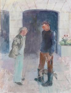 Sorrell Richard 1948,2 men and a dog,Burstow and Hewett GB 2023-01-25