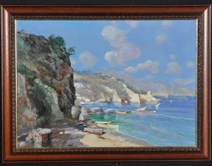 SORRENTIO Luigi,Italian coastal scene,Anderson & Garland GB 2017-01-30