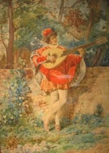 SOSA Carlos 1955,The Mandolin Player,Simon Chorley Art & Antiques GB 2011-07-28