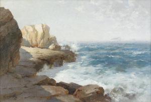 SOSNOVSKI Arseni Petrovich,Adriatic Sea at the coasts of t,1929,Stockholms Auktionsverket 2017-06-06