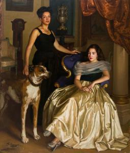 SOTOMAYOR Y ZARAGOZA Fernando Alvarez 1875-1960,Portrait of ladies,La Suite ES 2024-03-07