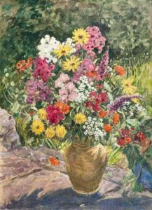 SOUCI Alfred 1879-1963,Flowers in a Vase,Stahl DE 2017-02-25