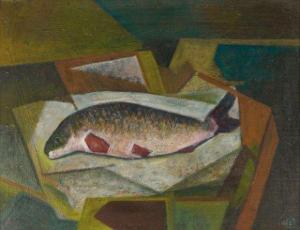 SOUKHAREV Valera 1900-1900,Nature morte au poisson,Aguttes FR 2010-06-14