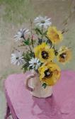 SOULET Francoise 1900-1900,Yellow Poppies,Hindman US 2008-07-15