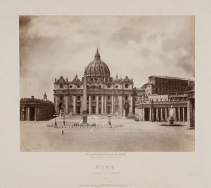 SOULIER Charles 1816-1886,Roma. Piazza San Pietro,Gonnelli IT 2022-12-01