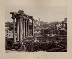 SOULIER Charles,Rome : Colonne de Trajan et ruines de la Basilique,1870,Millon & Associés 2019-11-05