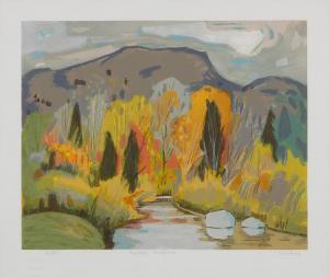 SOULIKIAS Paul 1926,Paysage d'automne,Heffel CA 2023-02-21