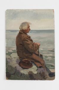 SOULIMENKO Piotr 1914-1996,Ritratto di vecchio sullo scoglio,Wannenes Art Auctions IT 2023-07-18