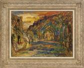 SOURDILLON Berthe 1895-1976,Pont du Loup, Provence,1966,Christie's GB 2009-07-14