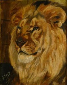 SOURY Gustave 1884-1966,Tête de Lion,1909,Millon & Associés FR 2015-10-16