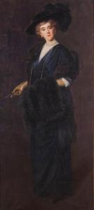 SOUSA PINTO Alberto 1862-1928,Lady's portrait,Veritas Leiloes PT 2016-03-02
