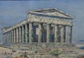 SOUSTER Ernest George W 1882-1953,The Temple of Paestum,Bellmans Fine Art Auctioneers GB 2020-09-15