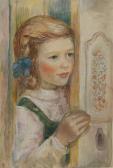 SOUTER ROBERTSON Joan 1903-1994,A young girl at the door,Mallams GB 2021-07-07