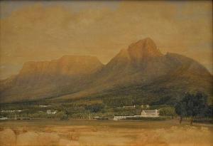 SOUTH AFRICAN SCHOOL,Early Rondebosch with the Station in the Foreground,Strauss Co. ZA 2014-04-23