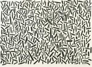 SOUTHALL Andrew 1947,A untitled black and white abstract composition,1988,John Nicholson 2022-10-05
