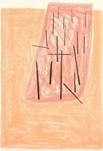 SOUTHALL Andrew 1947,Pink/orange/black abstract,1988,John Nicholson GB 2022-11-20