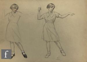 SOUTHALL Joseph Edward,Two studies of a young girl,1937,Fieldings Auctioneers Limited 2024-01-11