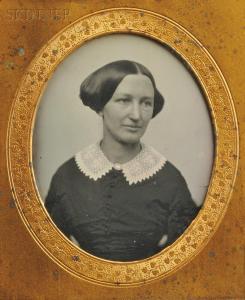 SOUTHWORTH SCHOOL (XIX) 1843-1863,A Woman with Lace Collar,Skinner US 2014-05-16